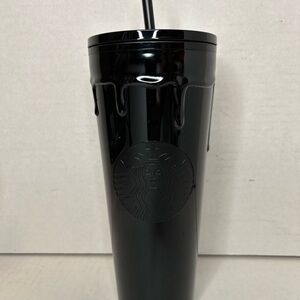 Starbucks Black Slime Drip Halloween 2024 24 Oz Venti Tumbler